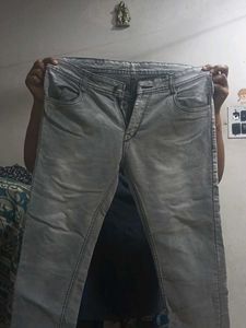 Gray Denim Jeans