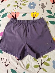 Purple Workout Shorts