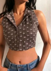 Halter Neck Crop Top