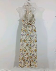 Classic Floral Halter Dress
