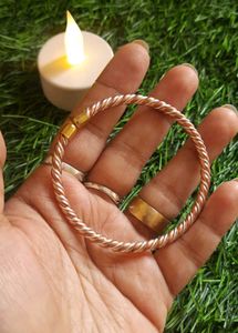 Twisted Adjustable Copper Kada✨️