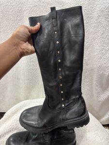 Black Leather Boots