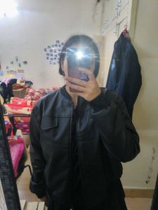 Black Bomber Jacket