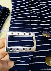 Striped Blazer &amp; Pants Set