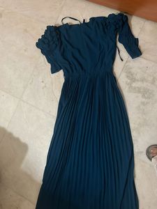 Teal Blue Color Dress