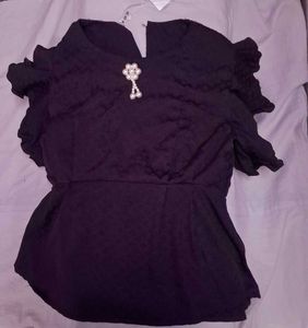 Cotton Purple Top