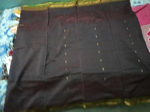 GentlyUsed KanchiPattu Saree with Stiched Blouse