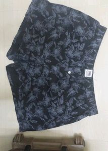 Grey Shorts For Woman