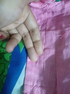 Rose Pink Saree With Blouse