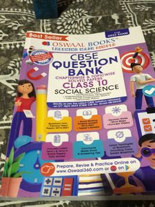 Oswal Cbse Question Bank Class 10-Social Science