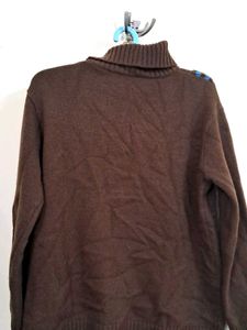 Vintage Brown Turtleneck Sweater