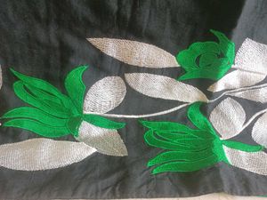 Sleeveless Green Floral Kurta