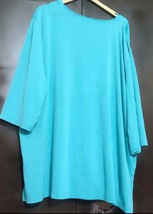 Cyan Color Top For Healthy Girl Or Women 58 Bust