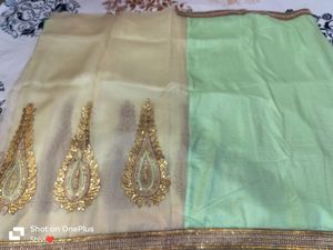 Price Drop 🔥Half-N-half Wedding Wear Heavy Saree