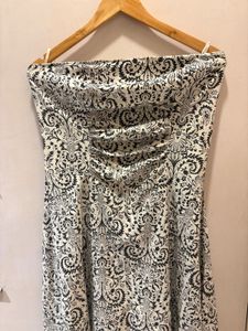 Elegant Strapless Party Dress