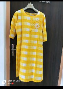 Yellow Kurta And Pant