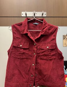 Maroon Beautiful Waistcoat