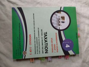 CA Intermediate Taxation Study Material