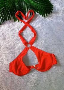 Bright Red Sexy Bikini Top 👙