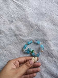 Blue Beaded Bracelet