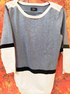 MAX stylish Grey Knit Sweater