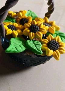 Sunflower Basket