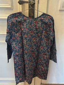 Floral Print Kurta