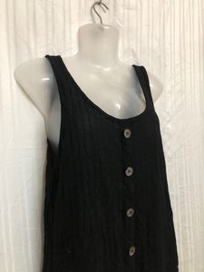 Bachata Black Sleeveless Top