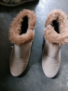 Beige Boots