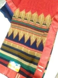 Multi Red Saree New With Tags