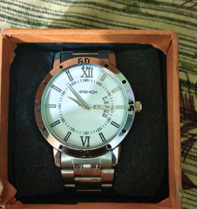Rishox Silver Watch