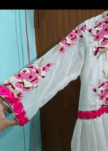 Pink Floral Gown