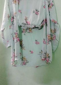 Floral Print Co Ords with Shrug