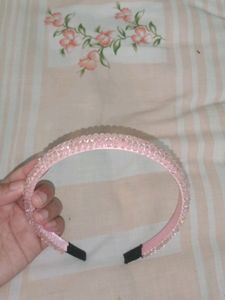 Baby Pink Hair Band For Girls