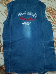 Denim Jacket For Girls 5-6 Years