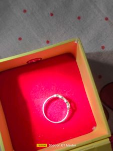 Silver Ring 12g American Dimond With Bill