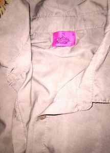 Olive Green Button-Down Shirt