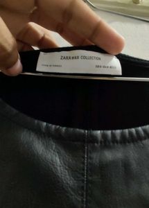 ZARA Leather Top