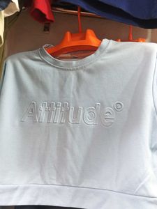 Light Blue "Attitude" Sweatshirt