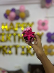Cute Gift Showpiece Chenille Pot