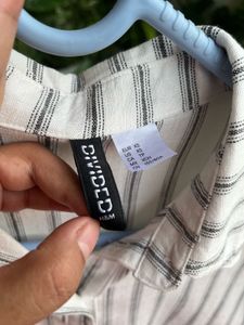 H&amp;M Striped Linen Shirt