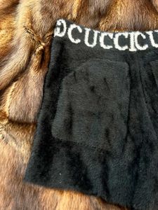 Cozy Black Knit Top &amp; Shorts Set