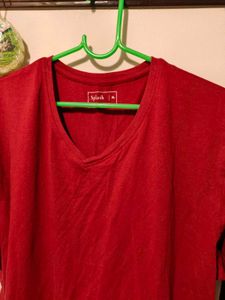 V Neck Splash Brand Xl Size