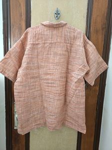 Orange cotton Shirt