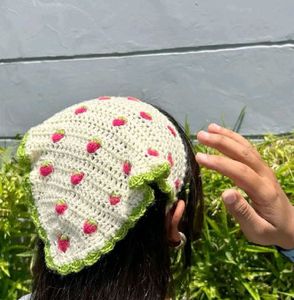 crochet claw nd bandana plus tulip