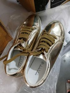 Golden Shoes 38 And 41 Size