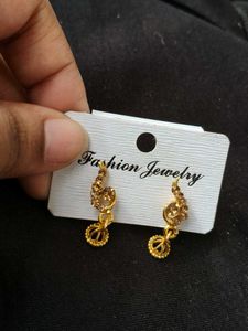 Fashion Jewellery Gold Drop Earrings