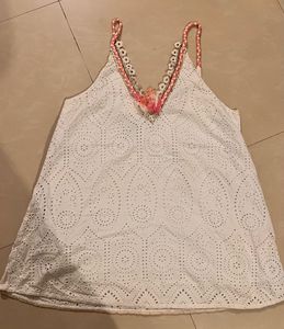 White And Pink Top