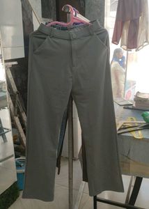 Stylish Grey Wide Leg Pants