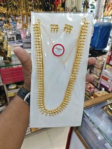 Gold Plated Necklace & Earring Set